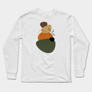 Mid Century Zen 1 Long Sleeve T-Shirt